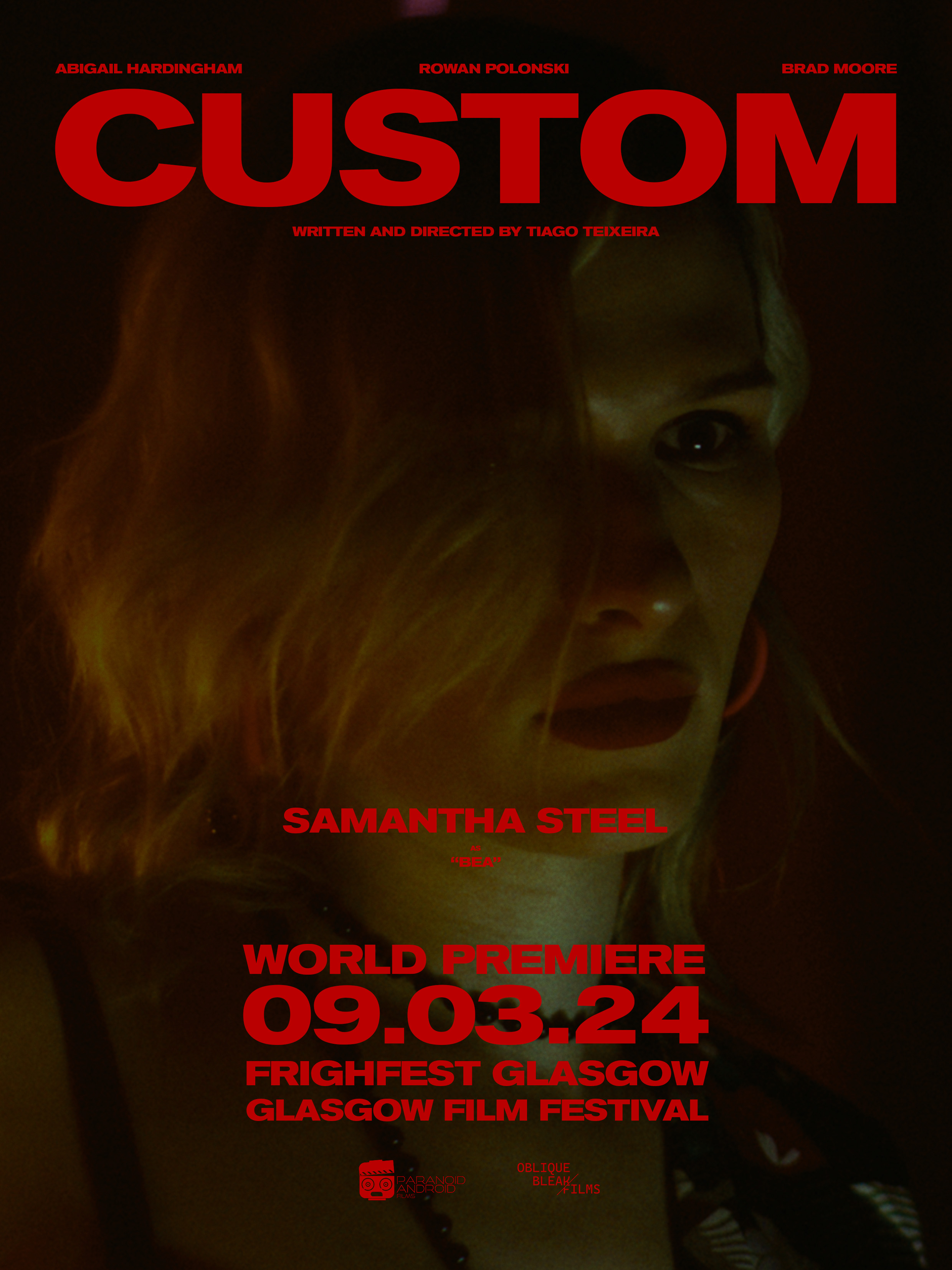 Graphic of a typography specimen showing the alphabet and numerals on top of a dark gray background.